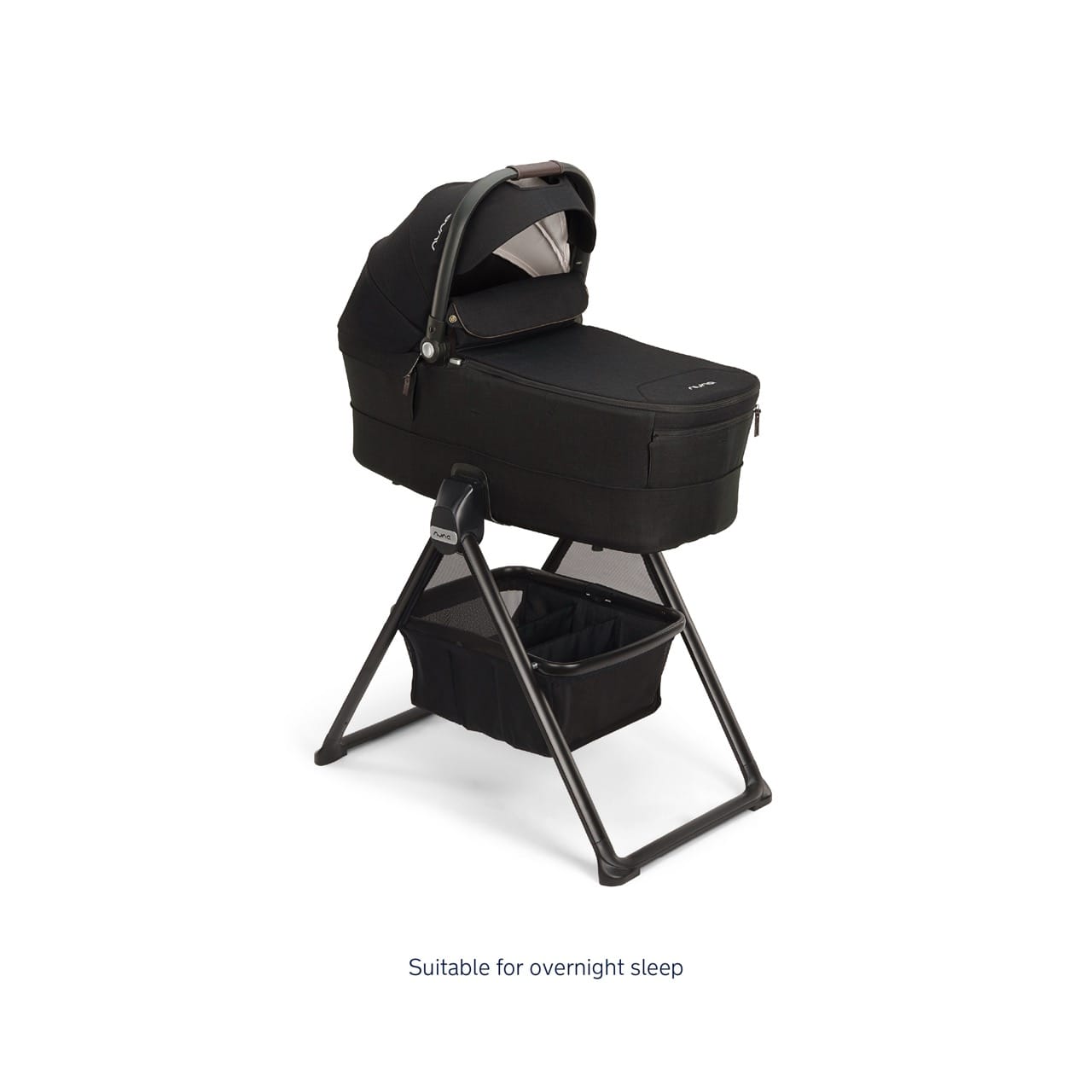 nuna suited stroller Nuna MIXX Series Bassinet + Stand (Folds with Stroller)