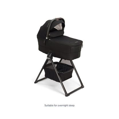 Nuna MIXX Series Bassinet + Stand (Folds with Stroller) - Caviar
