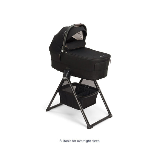 Nuna MIXX Series Bassinet + Stand (Folds with Stroller) - Caviar