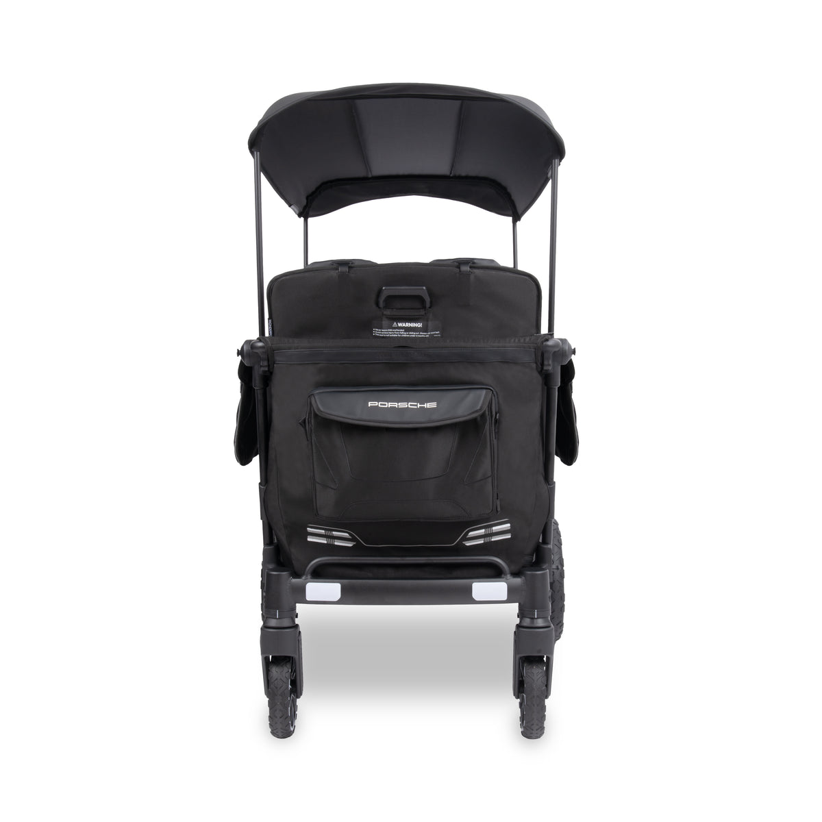 WonderFold L4 Quad (4 Seater) Stroller Wagon with Non-Electric Wheels - Porsche