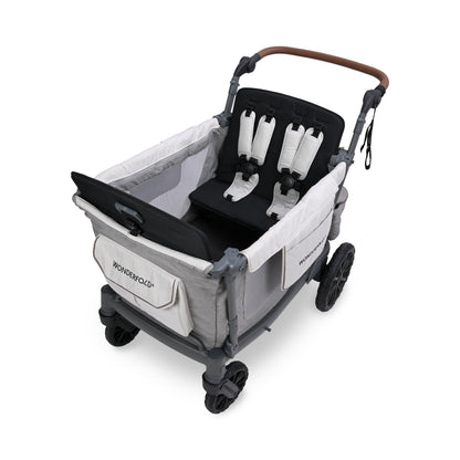 WonderFold L4 Quad (4 Seater) Stroller Wagon - Gray