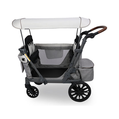WonderFold L4 Quad (4 Seater) Stroller Wagon - Gray