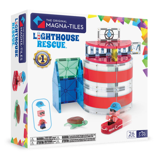 MAGNA-TILES Lighthouse Rescue 26-Piece Set