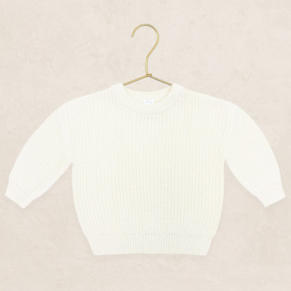Lou Lou & Company Knit Chunky Sweater - Ivory, 3-6 Month