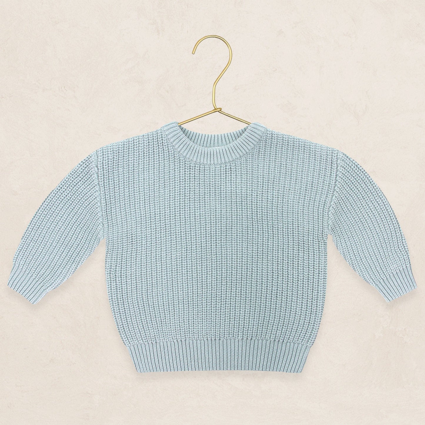 Lou Lou & Company Knit Chunky Sweater - Steele, 3-6 Month