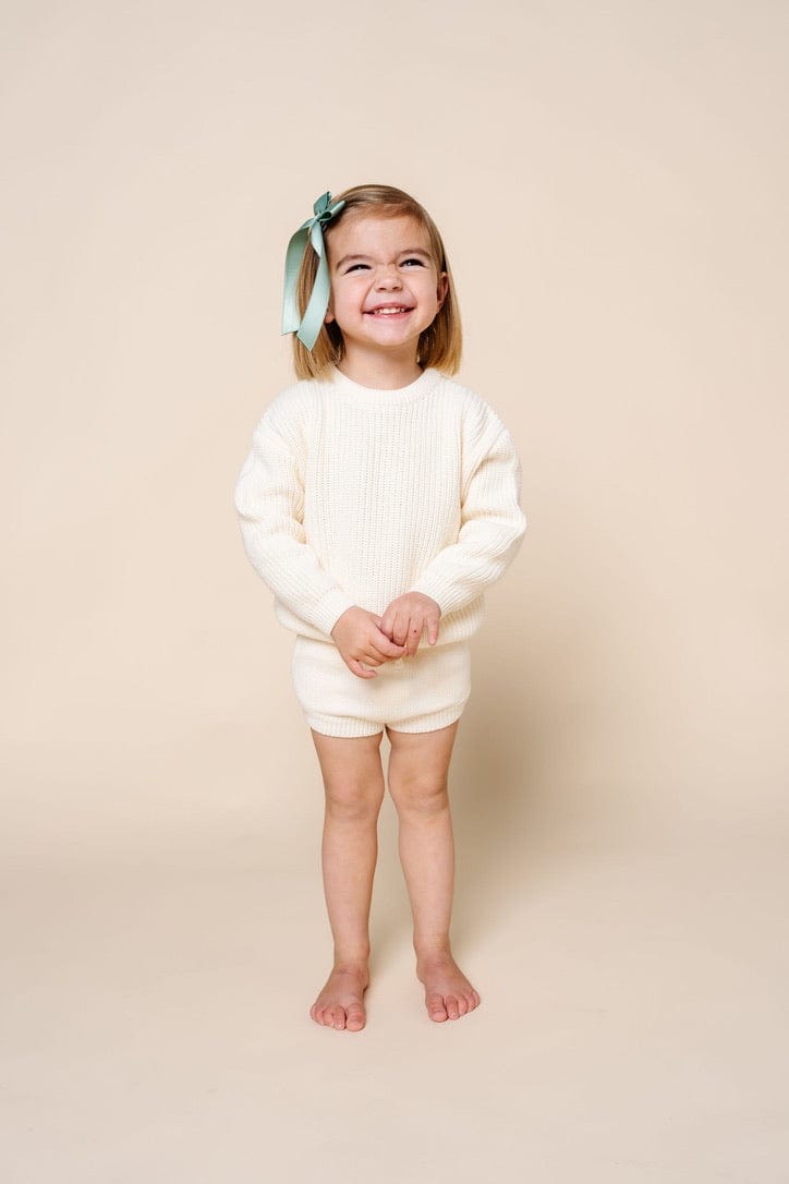 Lou Lou & Company Knit Chunky Sweater - Ivory, 6-12 Month