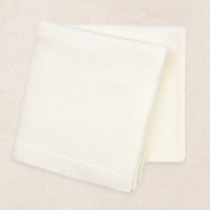 Lou Lou & Company Knit Blanket - Ivory