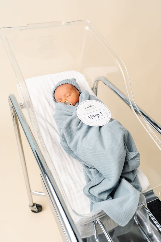 Lou Lou & Company Knit Blanket - Steele