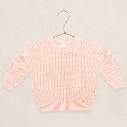 Lou Lou & Company Knit Chunky Sweater - Ballet, Newborn-3 Month