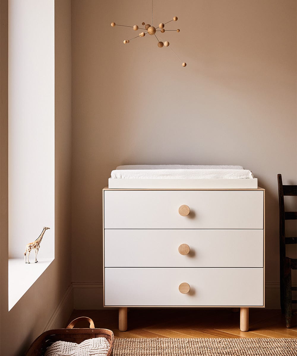 Oeuf Dot 3 Drawer Dresser - Birch - 2M3D-M-01