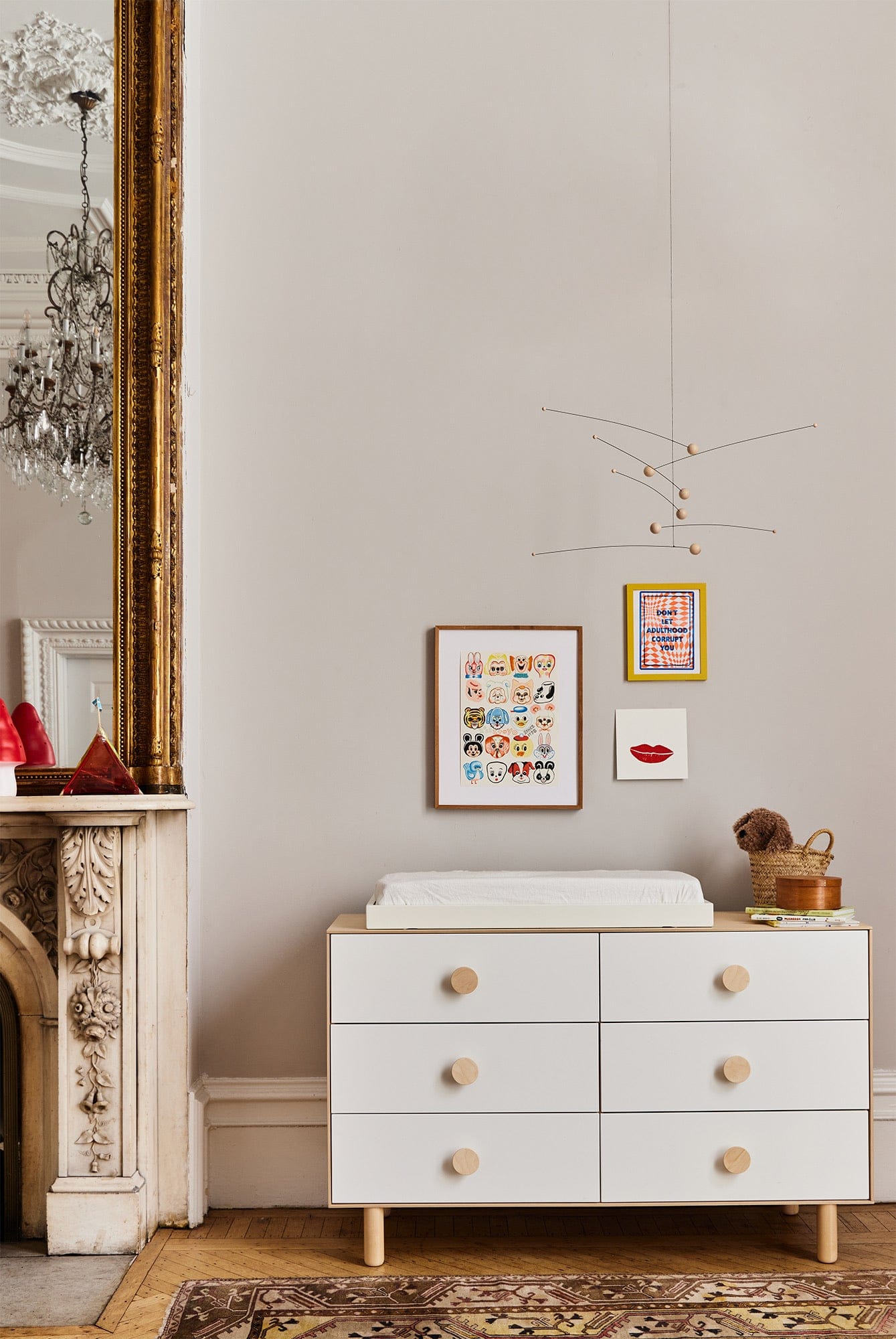 Oeuf Dot 6 Drawer Dresser - Birch - 2M6D-M-01