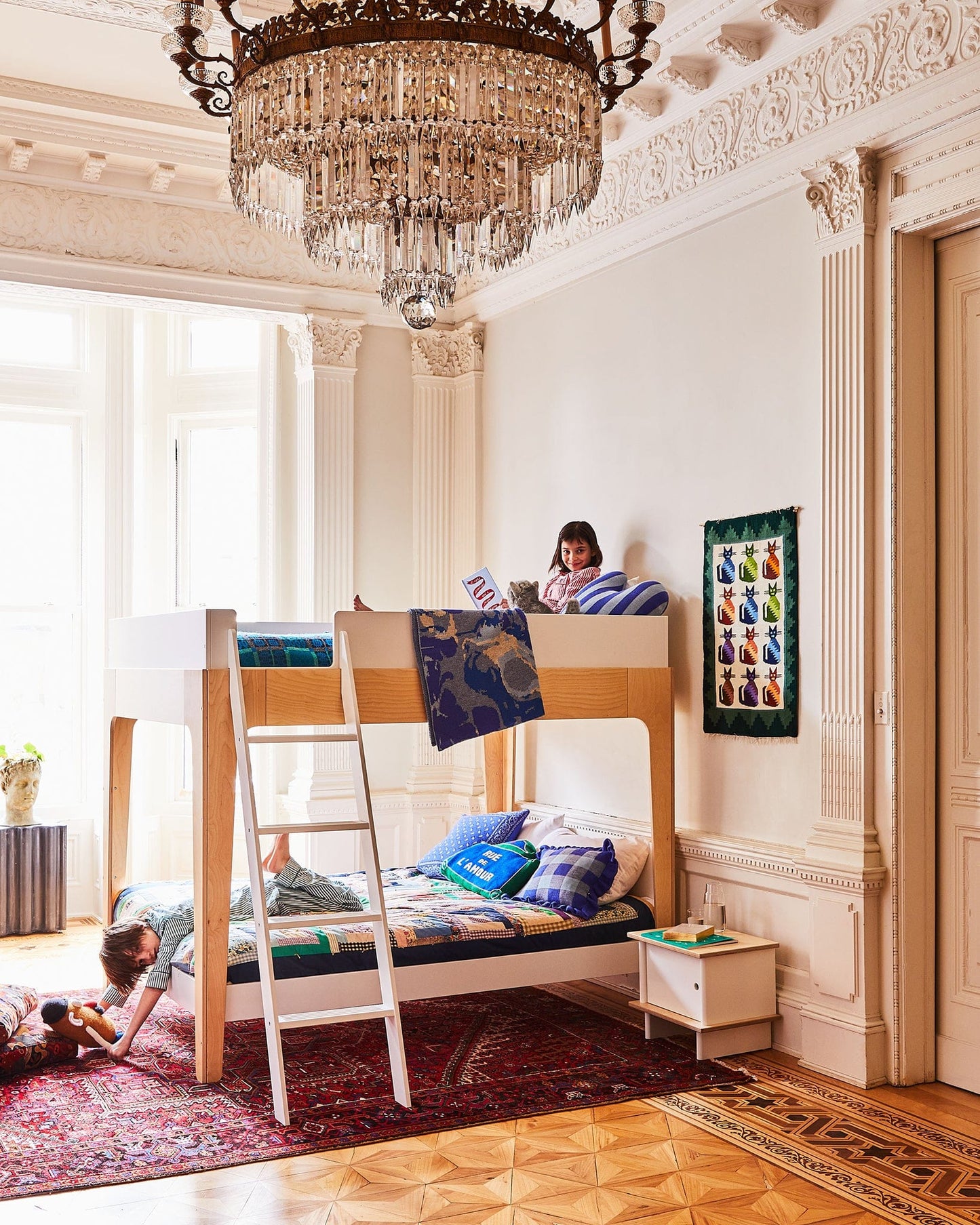 Oeuf Perch Full Size Bunk Bed - Birch - 2PFBB01