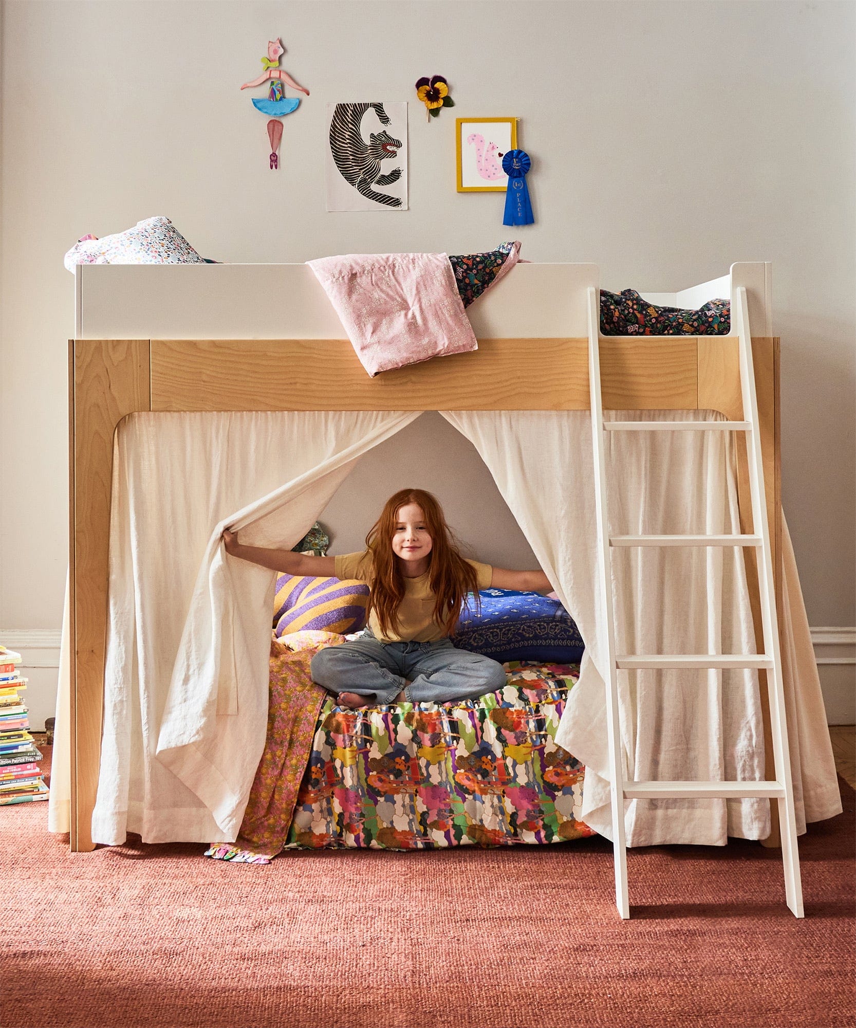 Oeuf Perch Full Size Bunk Bed - Birch - 2PFBB01