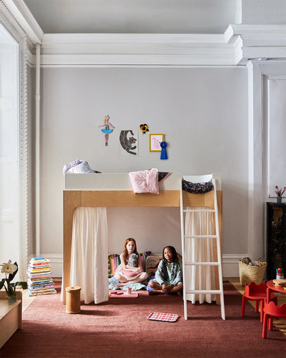 Oeuf Perch Full Size Loft Bed - Birch - 2PFLB01