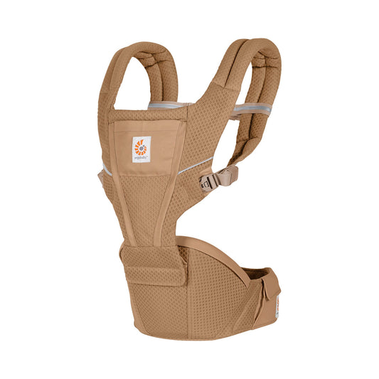 Ergobaby Alta Hip Seat Mesh Baby Carrier - Camel Brown