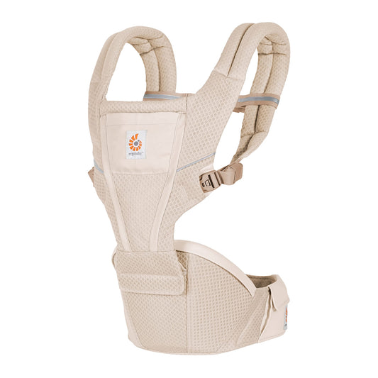Ergobaby Alta Hip Seat Mesh Baby Carrier - Natural Beige