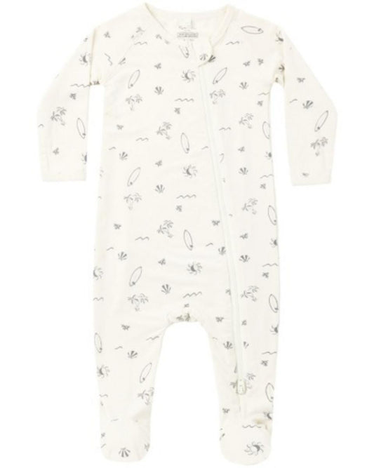 Rylee + Cru Footie Set Surf - Natural, 0-3M