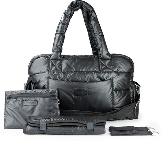 7 A.M. Soho Diaper Bag - Black - VB008-BK