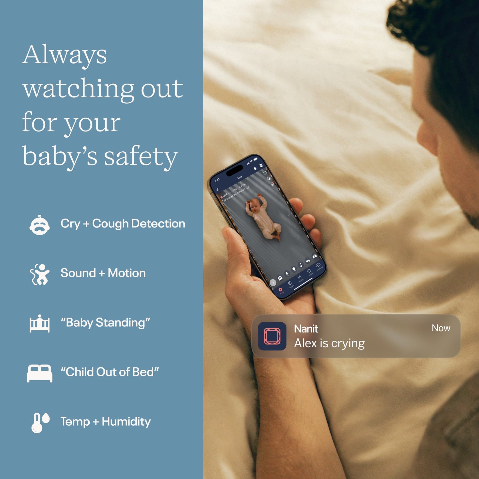 Nanit Pro Smart Baby Monitor & Wall Mount Gen 2 - N311NW