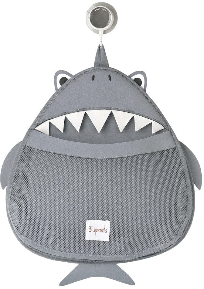 3 Sprouts Bath Toy Storage - Shark - UTBSHK