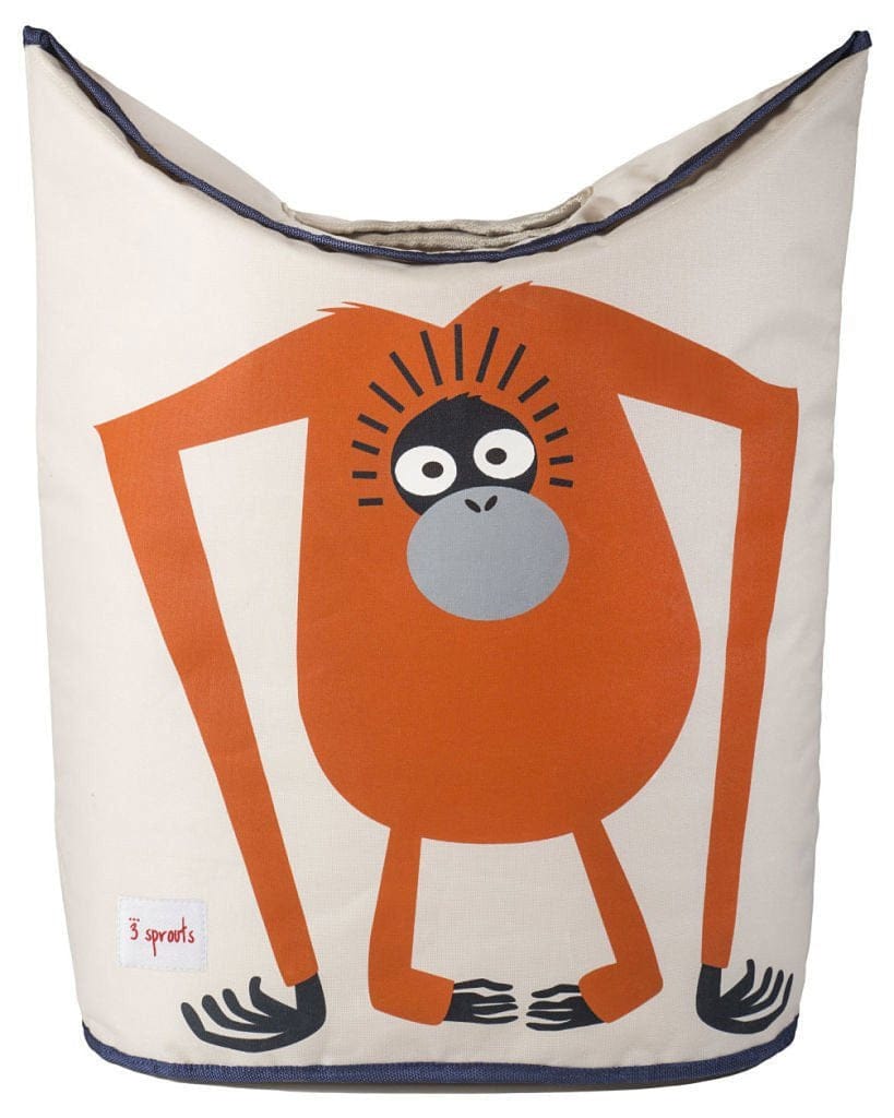 3 Sprouts Laundry Hamper - Orangutan - ULHORG