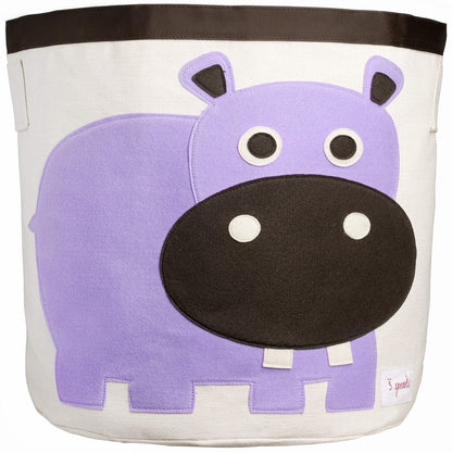3 Sprouts Storage Bin - Hippo Purple - UBNHIP