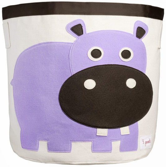 3 Sprouts Storage Bin - Hippo Purple - UBNHIP