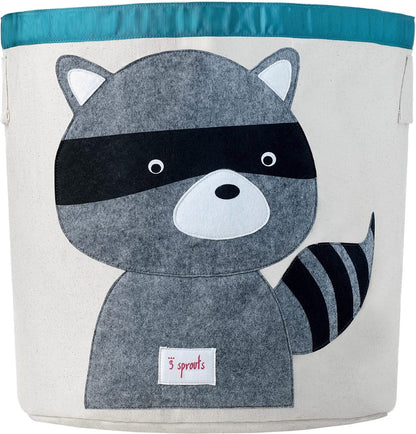 3 Sprouts Storage Bin - Raccoon Grey - UBNRAC