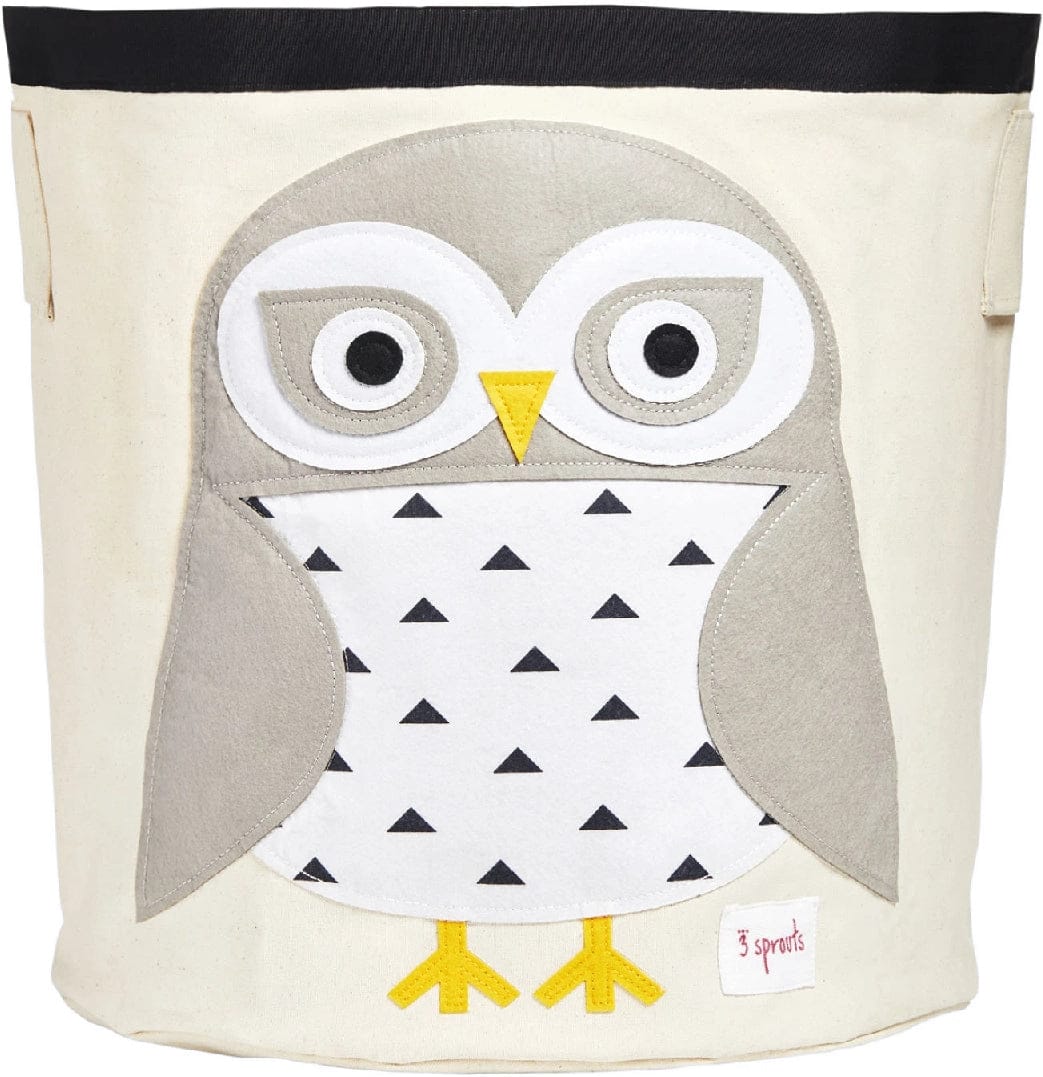 3 Sprouts Storage Bin - Snowy Owl - UBNSNO