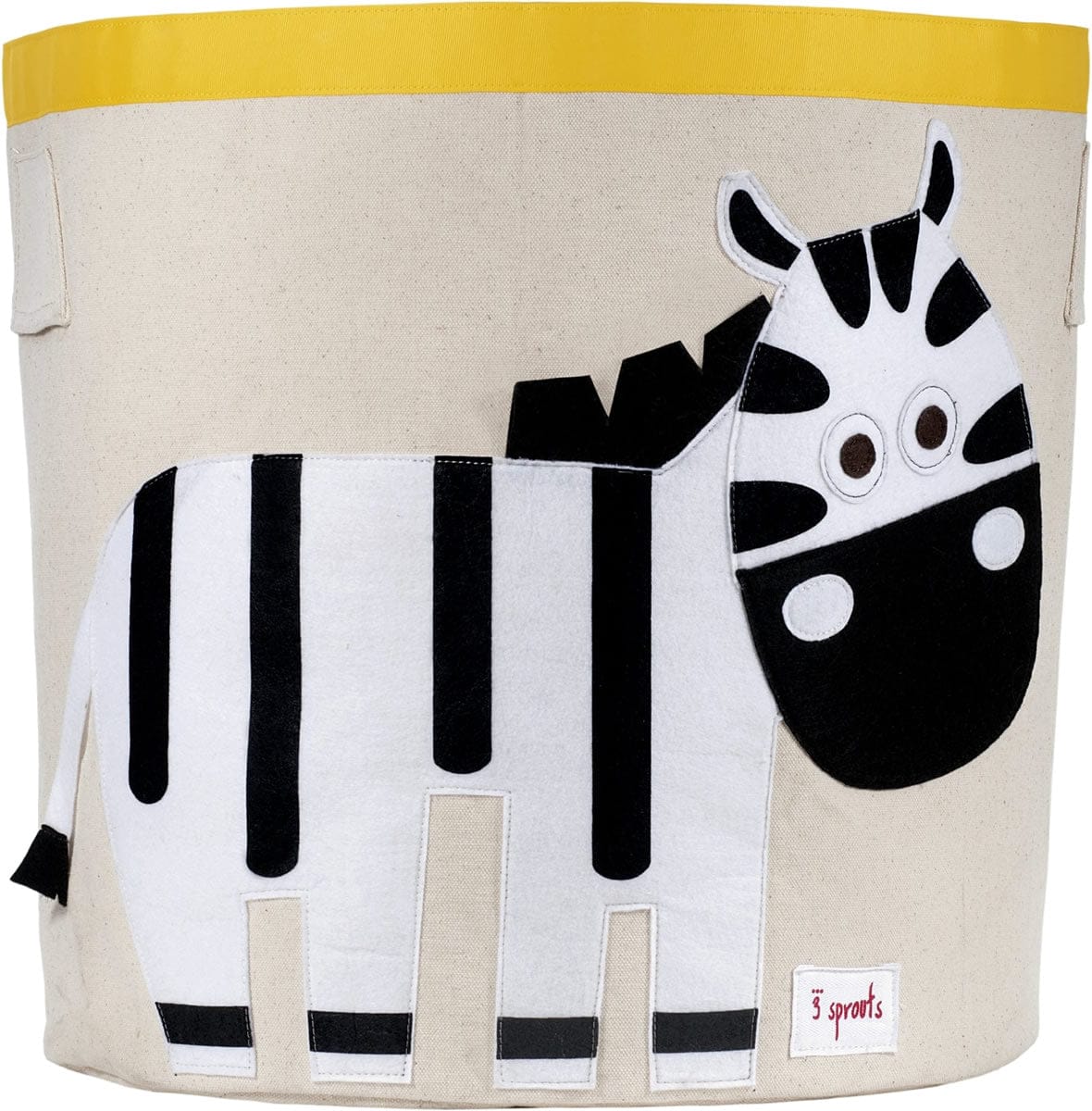 3 Sprouts Storage Bin - Zebra White & Black - UBNZEB