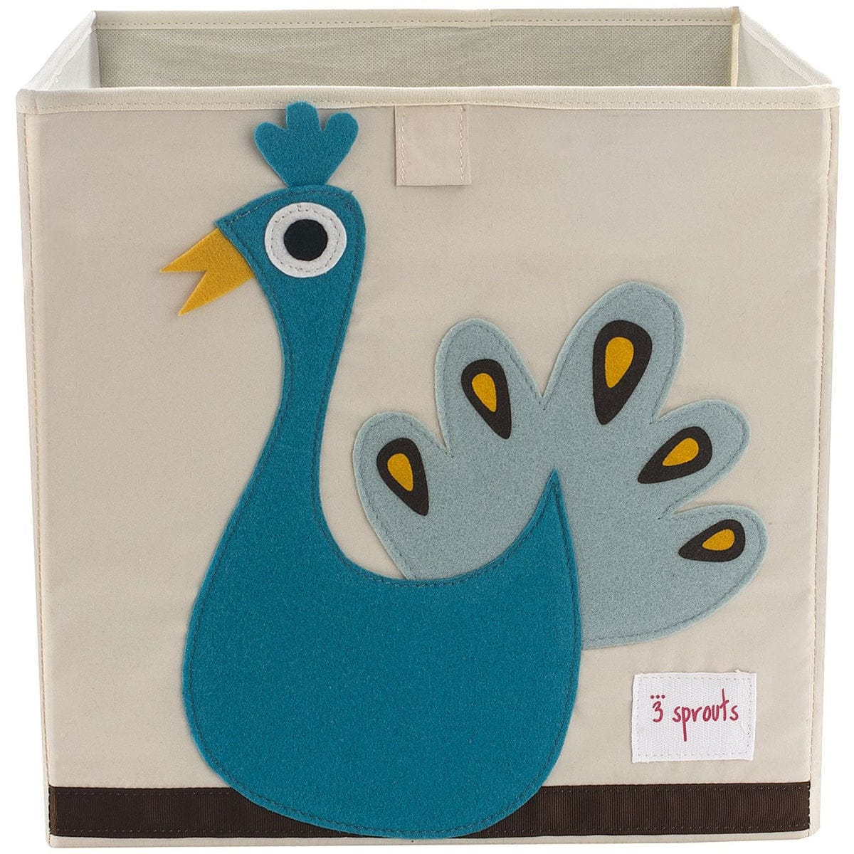 3 Sprouts Storage Box - Peacock - UBXPEA