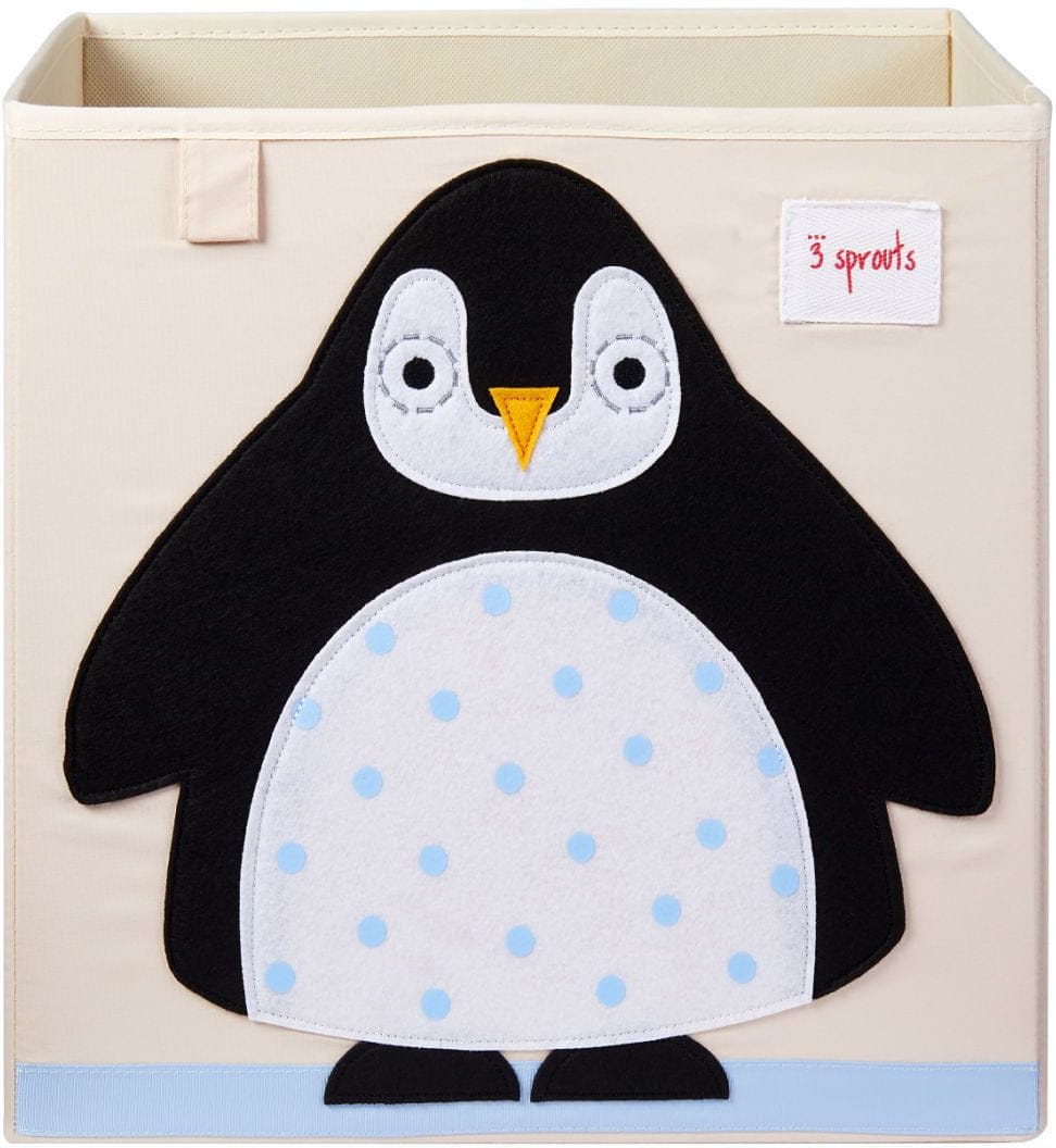 3 Sprouts Storage Box - Penguin - UBXPEN