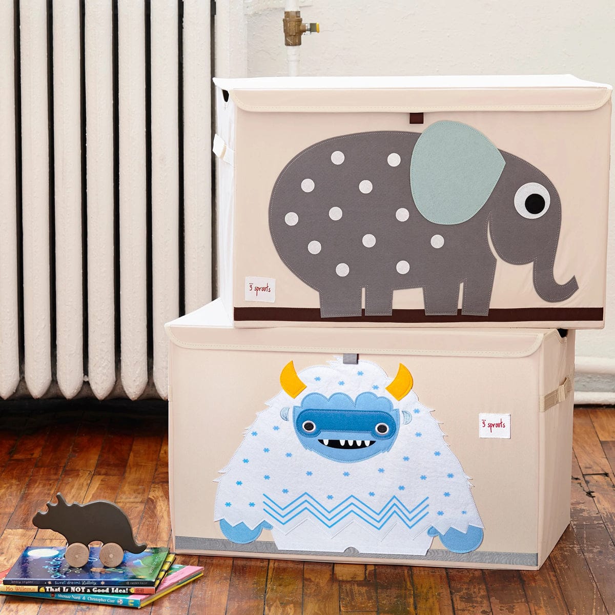 3 Sprouts Toy Chest - Yeti - UTCYET