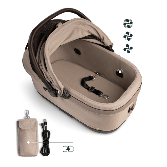 Tavo Pets Maeve iso6X Wind Pet Car Seat - Fawn