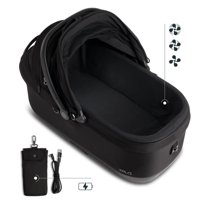 Tavo Pets Maeve iso7X-R Wind Pet Car Seat - Onyx