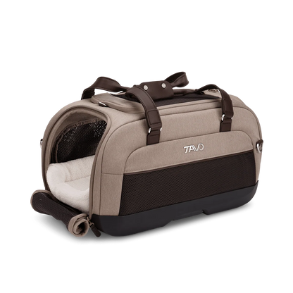 Tavo Pets Dupree II Airline Carry-On Pet Car Seat - Fawn