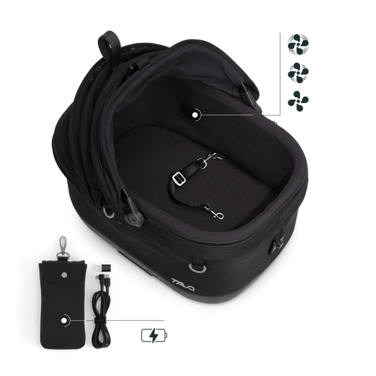 Tavo Pets Maeve iso5X Wind Pet Car Seat - Onyx