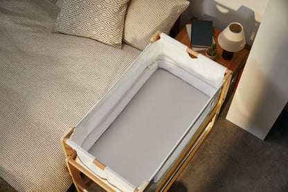 Snuz SnuzPod Crib Fitted Sheets, 2 Pack - Grey Star