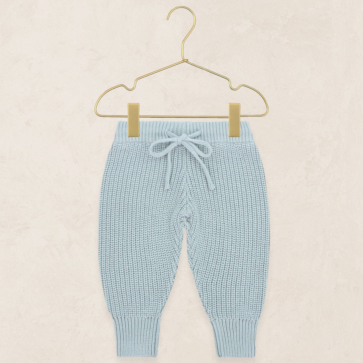 Lou Lou & Company Knit Jogger Pant - Steele, Newborn-3 Month
