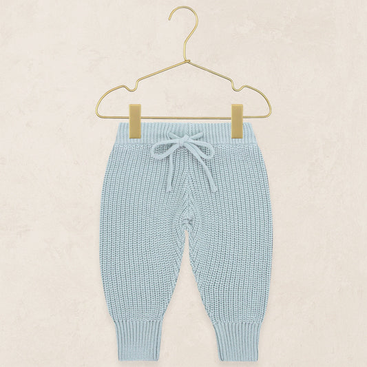 Lou Lou & Company Knit Jogger Pant - Steele, 6-12 Month