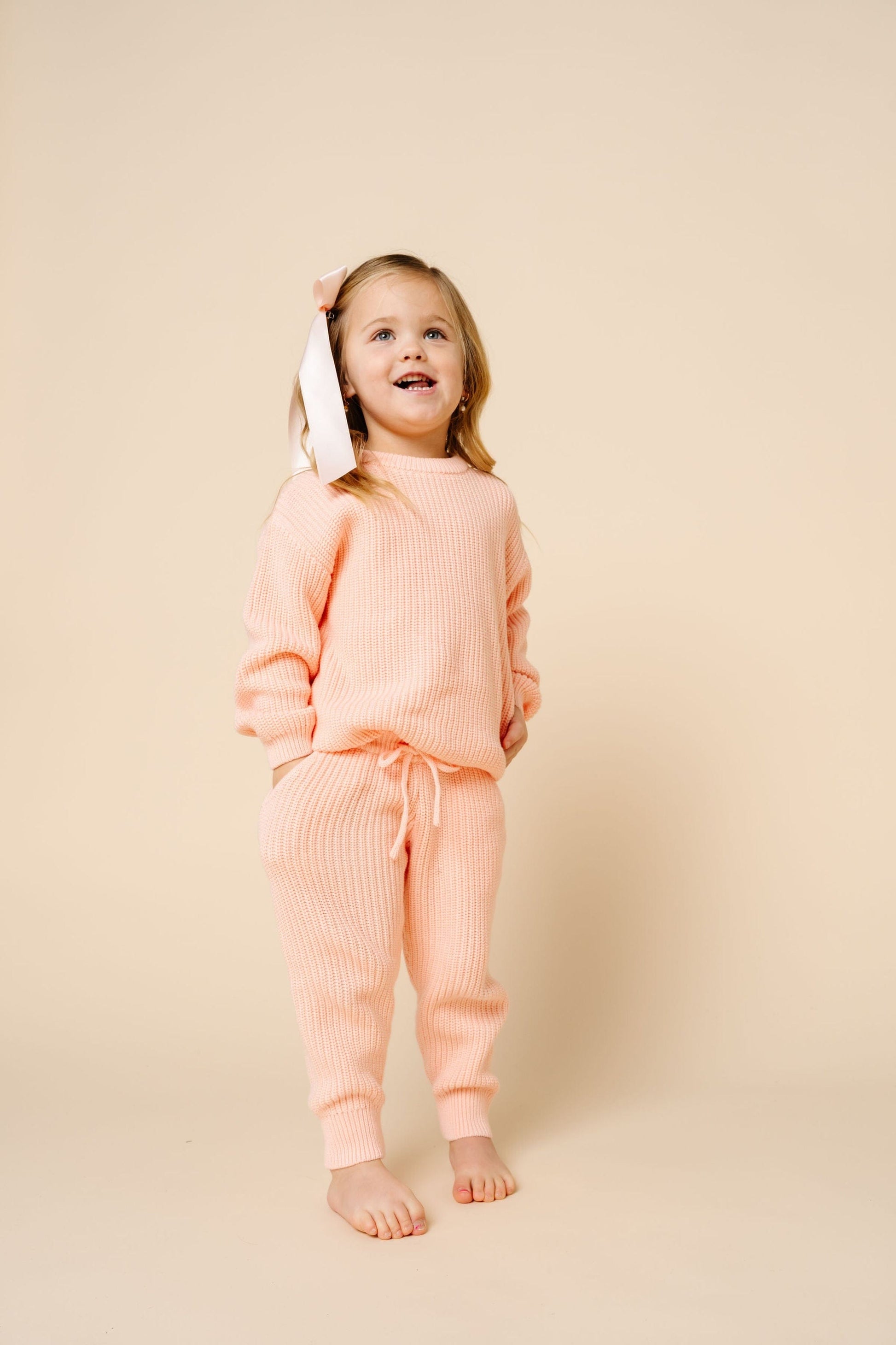 Lou Lou & Company Knit Jogger Pant - Ballet, 3-6 Month