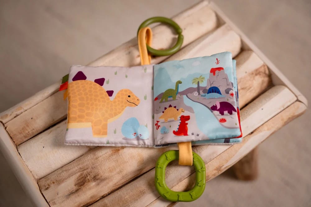 Little Big Friends Soft Baby Book - Dino - Image 2