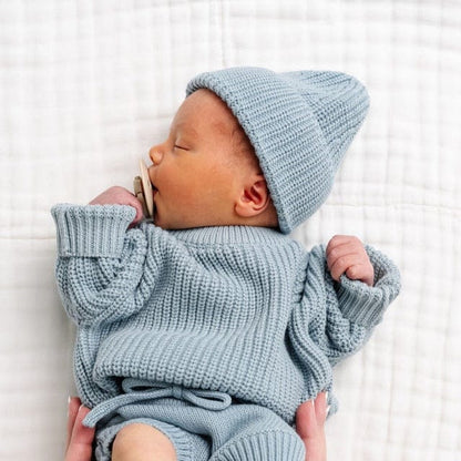 Lou Lou & Company Knit Beanie - Steele, Toddler