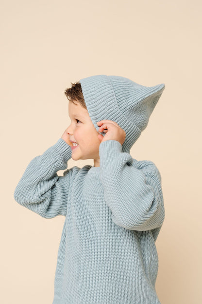 Lou Lou & Company Knit Beanie - Steele, Toddler
