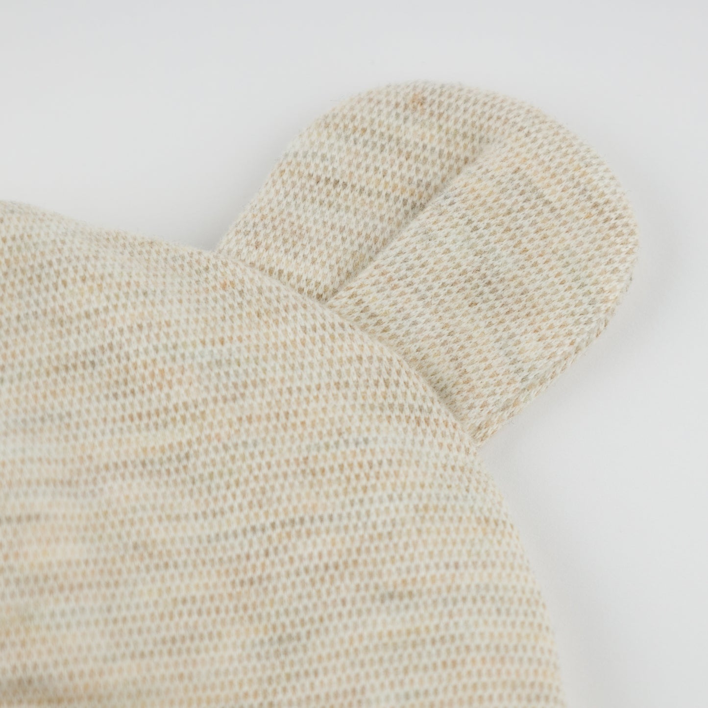 Oh Baby! Honeycomb Bear Ear Hat - Sand, S - Image 2