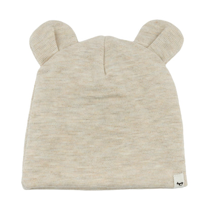 Oh Baby! Honeycomb Bear Ear Hat - Sand, S