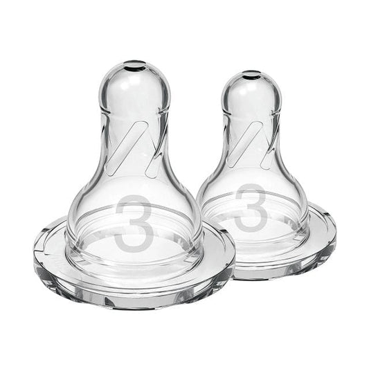 Dr. Brown's Level-3 Standard Neck Nipple, 2-Pack - 332-P3