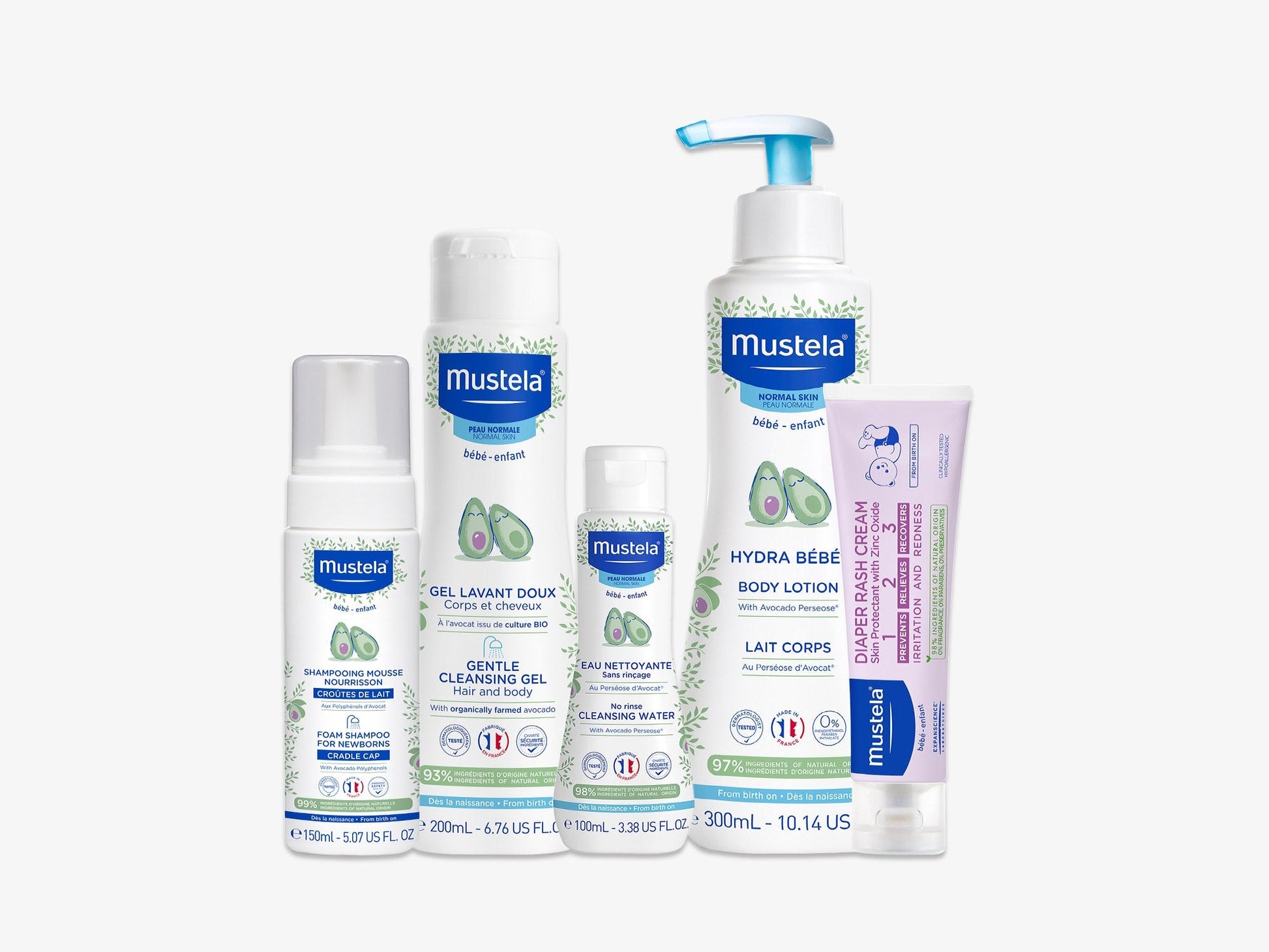 Mustela Newborn Arrival 5-Piece Gift Set