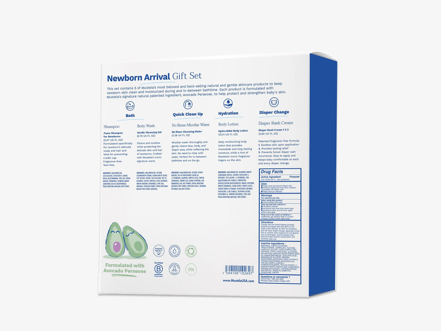 Mustela Newborn Arrival 5-Piece Gift Set