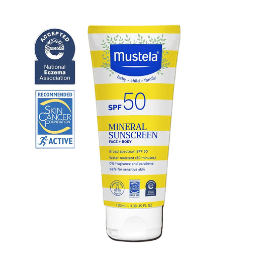 Mustela SPF 50 Mineral Sunscreen Lotion
